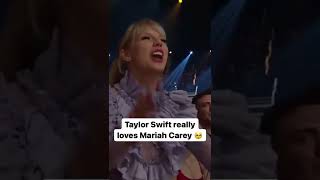 taylor swift shows her love to mariah carey #shorts