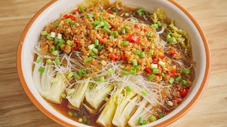 Steamed Garlic Vermicelli and Baby Cabbage is more enjoyable than eating meat!