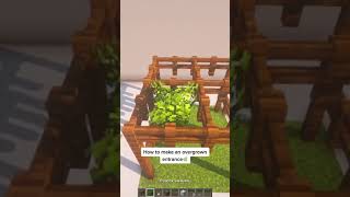 How to do overgrown entrance  #minecraft #shorts