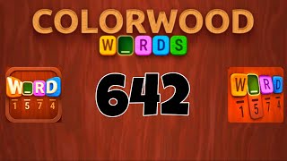 COLORWOOD WORDS Cryptogram level 642