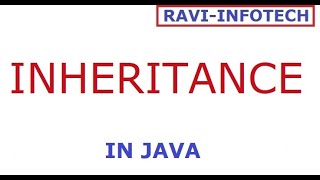 Java 12 Tutorials || Inheritance in JAVA