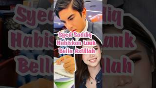 Sampai mana hubungan Bella Astillah dan Syed saddiq#shorts #selebriti #politics