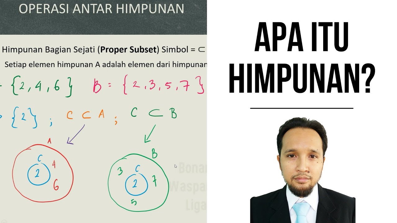 Operasi Himpunan Dan Diagram Venn, Himpunan Bagian Sejati, Contoh Soal ...