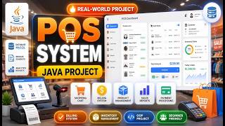 🛒💰POS (Point of Sale) System Using Java | Complete Java OOP Project | Billing & Inventory System