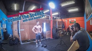 Fitness photography with speed lights gym photo shoot Behind the Scenes