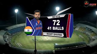 IND vs SL ROHIT SHARMA 72 RUNS 41 BALLS HIGHLIGHTS 2022 | INDIA VS SRI LANKA HIGHLIGHTS 2022