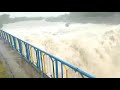 gadarpur gularbhoj dam par barish hune ke karad dam hua pani se bhut jyada ufan uttrakhand