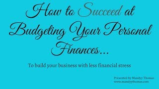 How to Finally Succeed at Budgeting