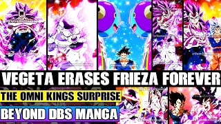 Beyond Dragon Ball Super Mastered Ultra Ego Vegeta Erases Frieza! The Omni Kings Surprise On Earth!