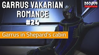 Garrus Romance #24 | Garrus in Shepard's cabin - Mass Effect 2 Legendary Edition