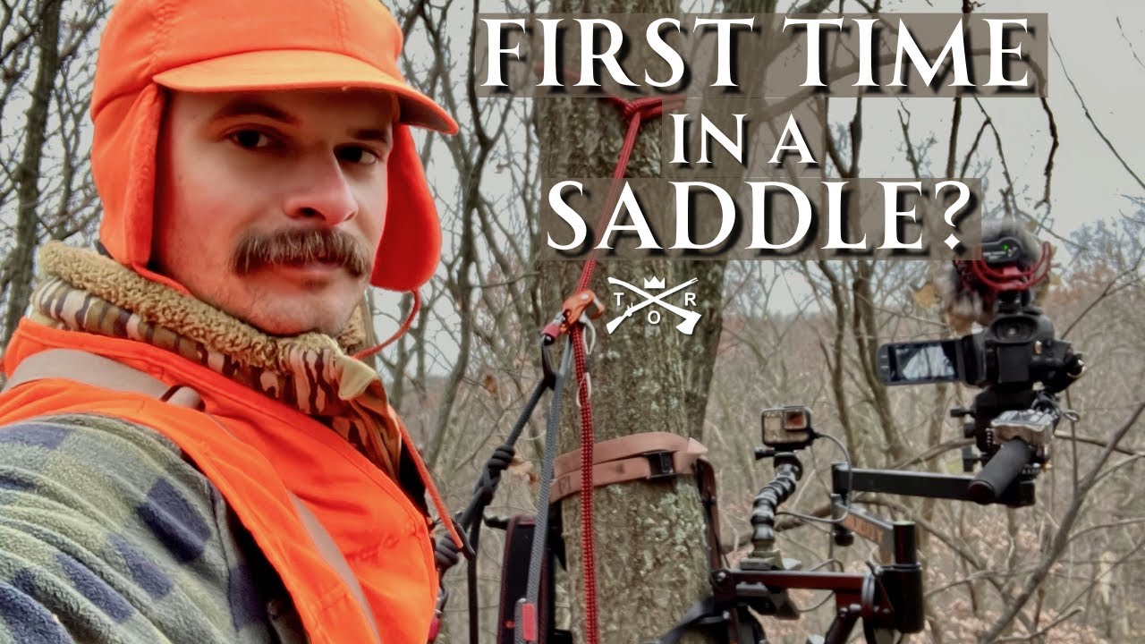 WISCONSIN GUN DEER SEASON 2023 | FIRST TIME TREE SADDLE HUNTING - YouTube