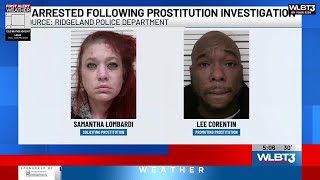 2 arrested following prostitution investigation at Ridgeland hotel