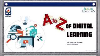 A to Z of Digital Learning #InspiringEducation