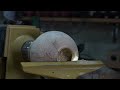 목선반 작업으로 층층이나무 달항아리 만들기 woodturning