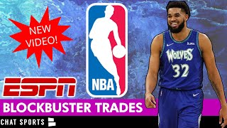 5 BLOCKBUSTER ESPN NBA Trade Ideas: Damian Lillard, Fred VanVleet, Paul George, Karl-Anthony Towns