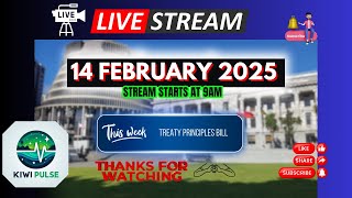 LIVE: 14 FEB 2025 - Justice Committee - Treaty Principles Bill