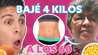 🔥 ¡BAJÓ 4 LBRS A Los 60 AÑOS SIN Dietas!