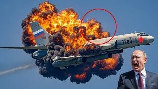 1 Minute Ago! Ukrainian fighter jets destroy Russian TU-22 while crossing Conflict area