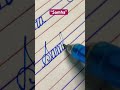 “samha” name in cursive handwriting cursive handwriting learn art name share shorts shorts