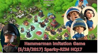 Hammerman 's Imitation Game  | Stages 1-6 | RZM+Spark | Boom Beach HQ 16 | May 19, 2017