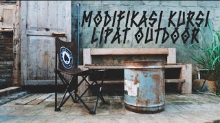 CARA MODIFIKASI KURSI LIPAT PORTABLE || KURSI LIPAT SPEEDS || PORTABLE FOLDING CHAIR | KURSI MANCING