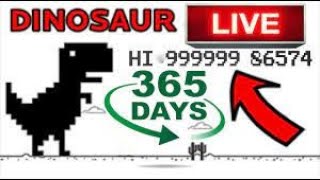 Playing Chrome Dinosaur Game FOR 100 BILLION SCORE! (World Record)