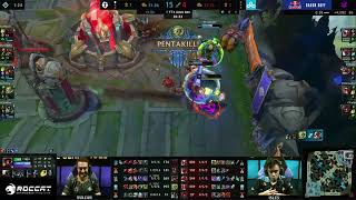 C9 Fudge gifting Pentakill in LCS Playoffs Semifinals