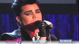Adam Lambert performs 
