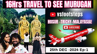 Malaysia Tallest Murugan Tamil vlog| Trichy to Malaysia 🛫🇲🇾 | Murugan |Batu caves|7 days in Malaysia