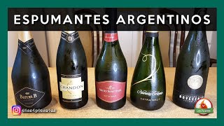 🍾 Mejores ESPUMANTES Argentinos (Probando 5 champagnes)