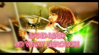 BAND-MAID SO WHAT REACTION #reactionvideo #guitarsolo #japaneserock