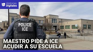 Un profesor pide a ICE ir a su escuela: su polémico mensaje desata una investigación