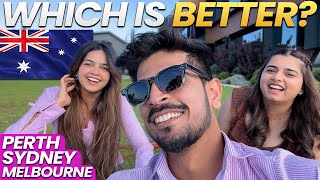 Melbourne vs Sydney vs Perth🇦🇺 | International Students Life in Australia