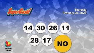 Wisconsin Lottery Evening Draw 02/26/2026