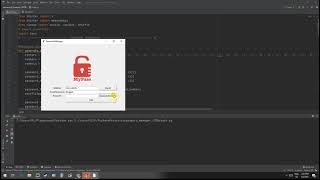 Python password manager, test
