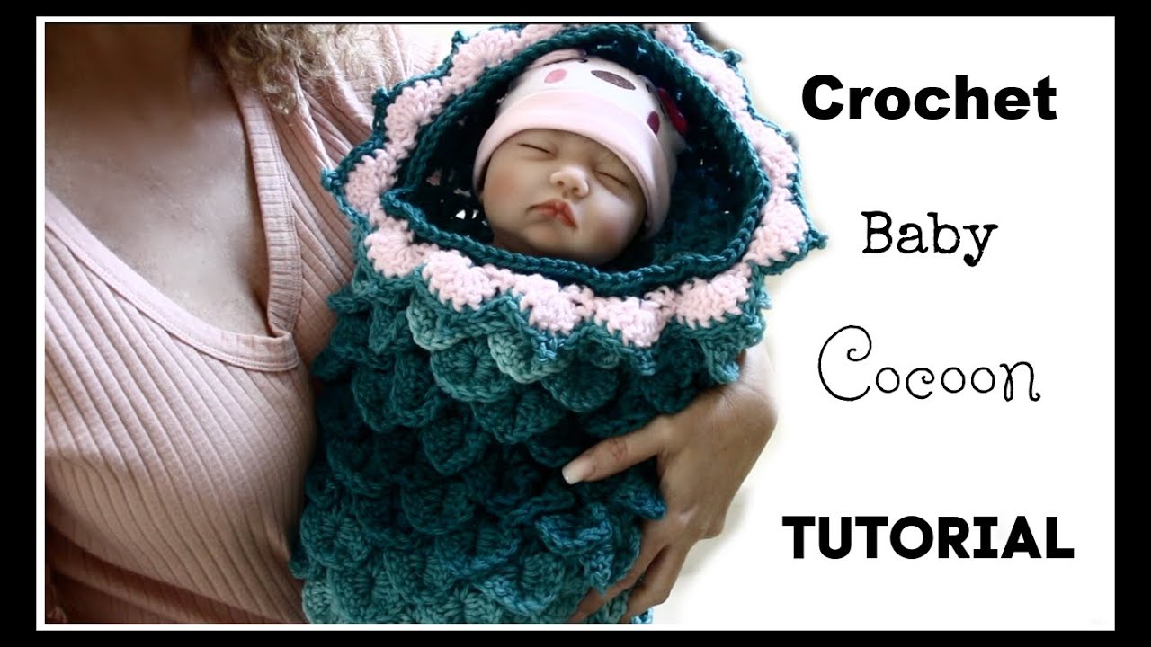 Baby Cocoon Crochet Tutorial/ Part1 - YouTube