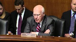 Leahy Questions Secretary Napolitano On Secret Service Misconduct