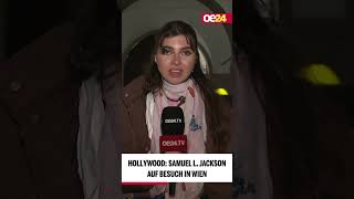 Hollywood: Samuel L. Jackson auf Besuch in Wien #shorts