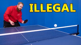 World's Most Ridiculous Ping Pong Serves