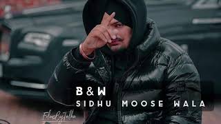 B&W ( Leaked Song ) Sidhu Moose wala l Sidhu Moose wala  leaked song moosetape