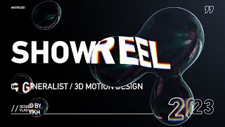 3D motion design Showreel 2023