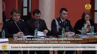 Cursul în domeniul Managementului Apărării în Contextul Securităţii Globale