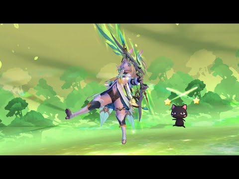 Aura Kingdom 2 - RANGER NYMPH Gameplay Part 1 : Skill Preview And First Look