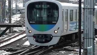 西武30000系38104F+32102F西武池袋線準急 所沢駅到着