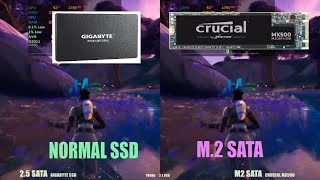 M2 ssd vs SATA ssd (2.5) - Game loading and performance Test