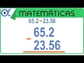 Resta con punto decimal ejemplo 3 de 3 | Aritmética - Vitual