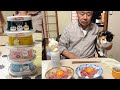 【初挑戦！】みんなでコンビーフ丼を作ってみる！猫たちはゴハンだと勘違い？？？