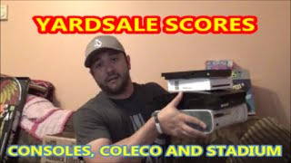 YARDSALE SCORES-CONSOLES, COLECO AND STADIUM. EP.62