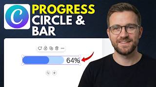 How to create progress circle and progress bar in Canva (Step By Step 2026)
