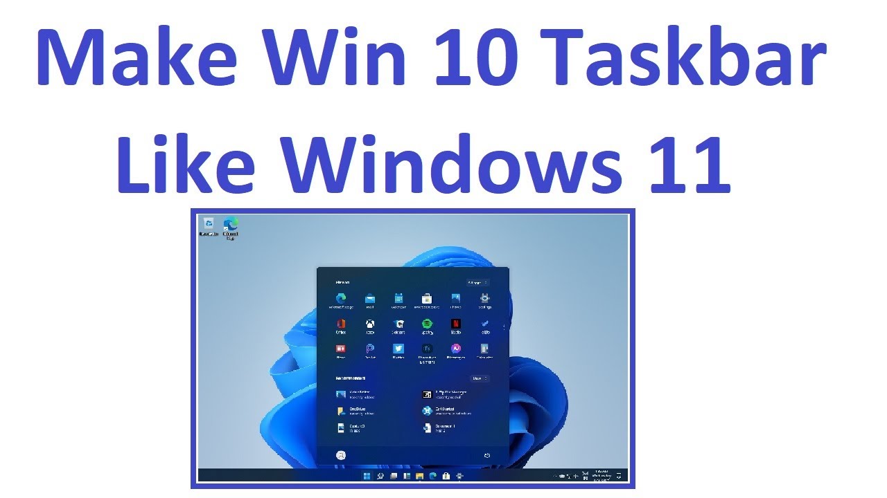 How To Center Windows 10 Taskbar Icons Like Windows 11 NBKomputer